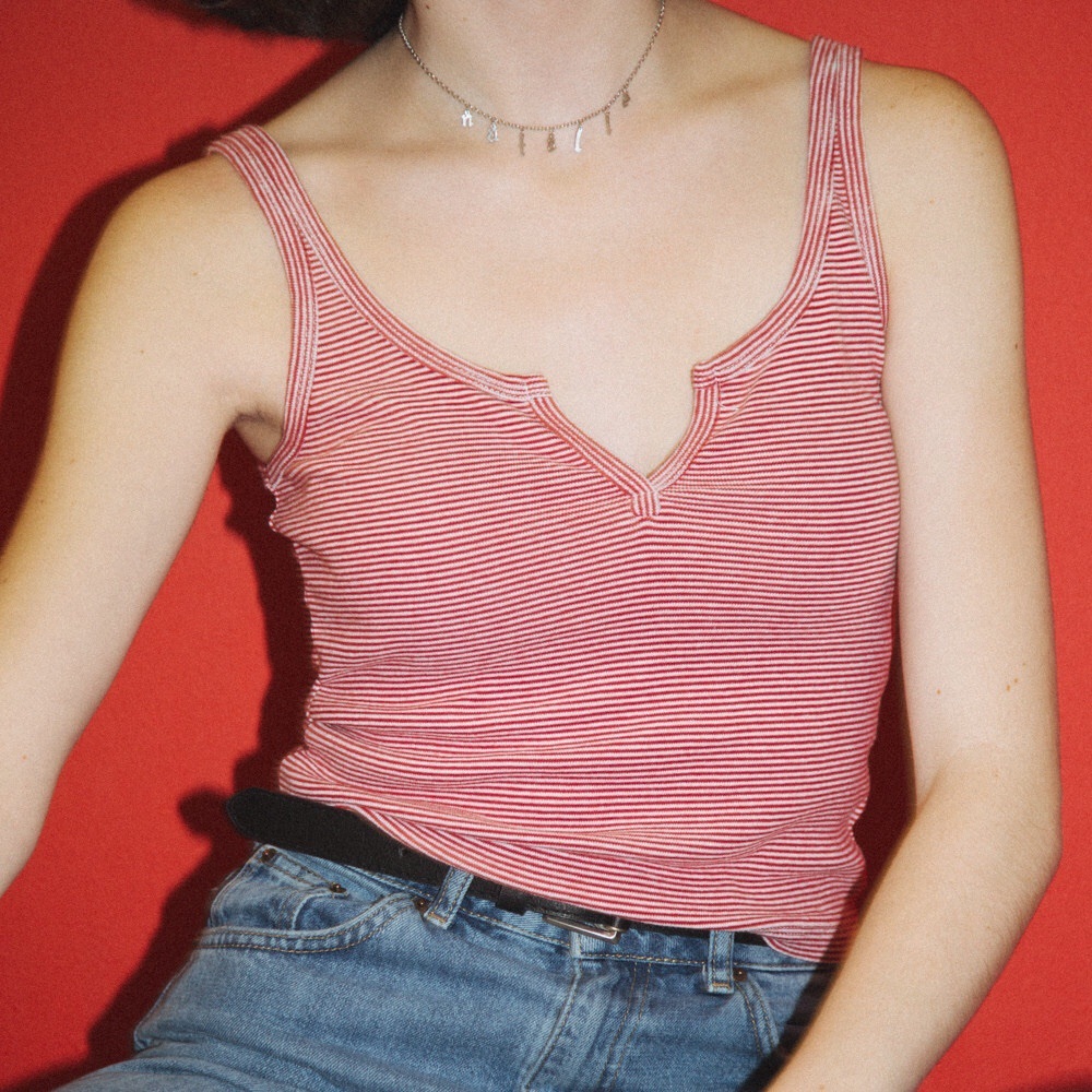 brandy melville striped tank